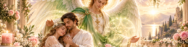 Découvrez la prière de l'Archange Raphaël pour protéger l'amour, renforcer les liens du couple et favoriser la confiance. Bougie rose, encens et récitation.