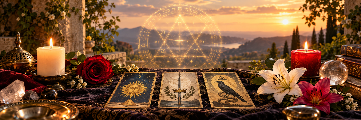 Découvrez l’Oracle de la Triade : ses 57 cartes, leurs significations, associations et tirages en amour, travail, finances et évolution.